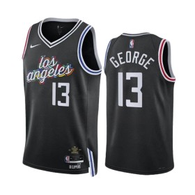 Dres Los Angeles Clippers Paul George 13 Nike 2022-23 City Edition Crno Swingman